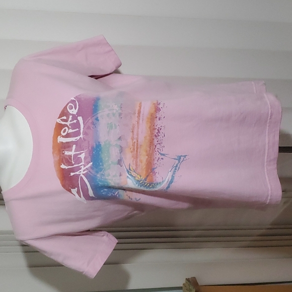 Salt Life Tops - SALT LIFE T-Shirt-Womens Pink Short Sleeve-Front Graphic Fish Ocean-VGUC-Sz M